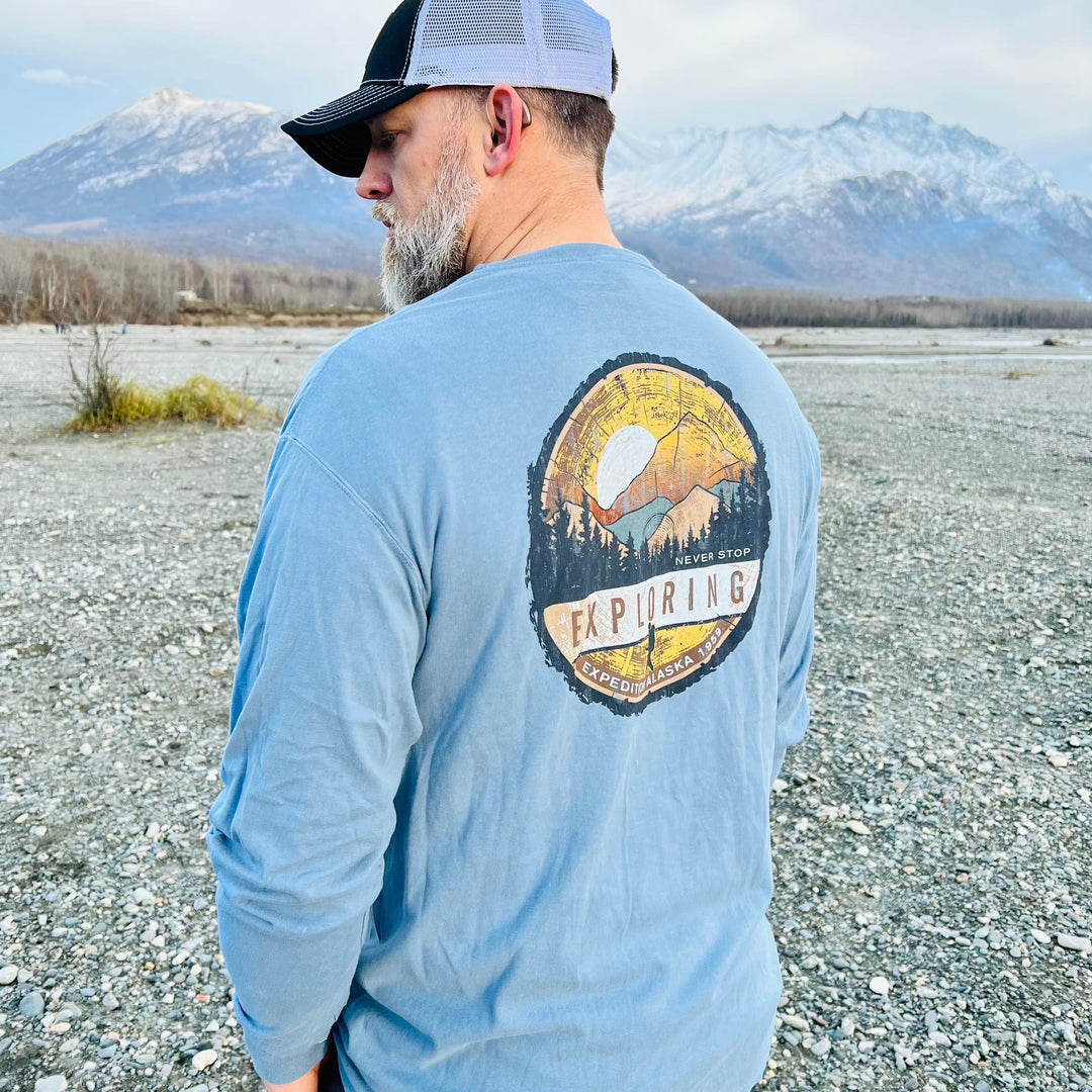 Expedition Never Stop Exploring Long Sleeve T-Shirt