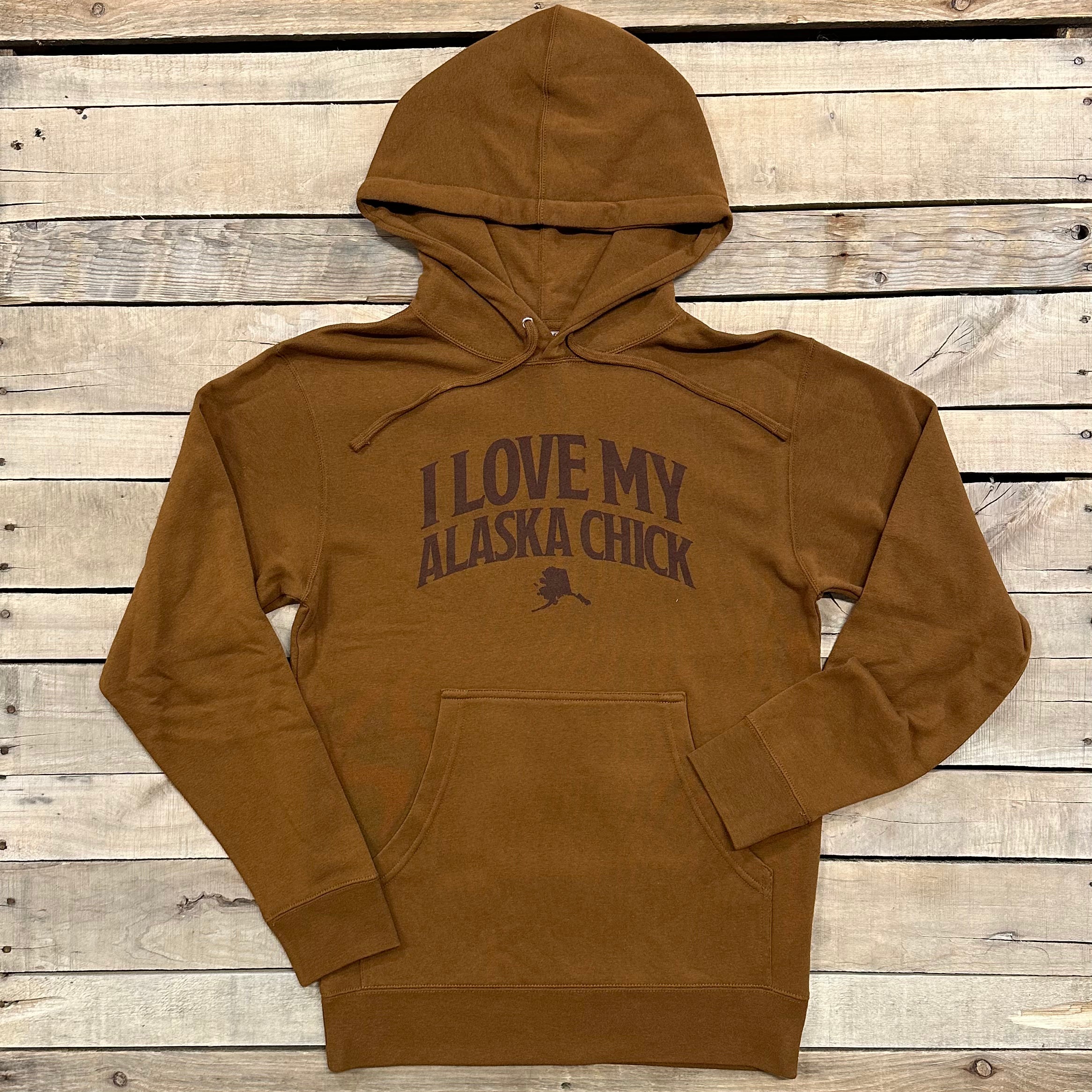 I Love My Alaska Chick Hoodie – Alaska Chicks Co