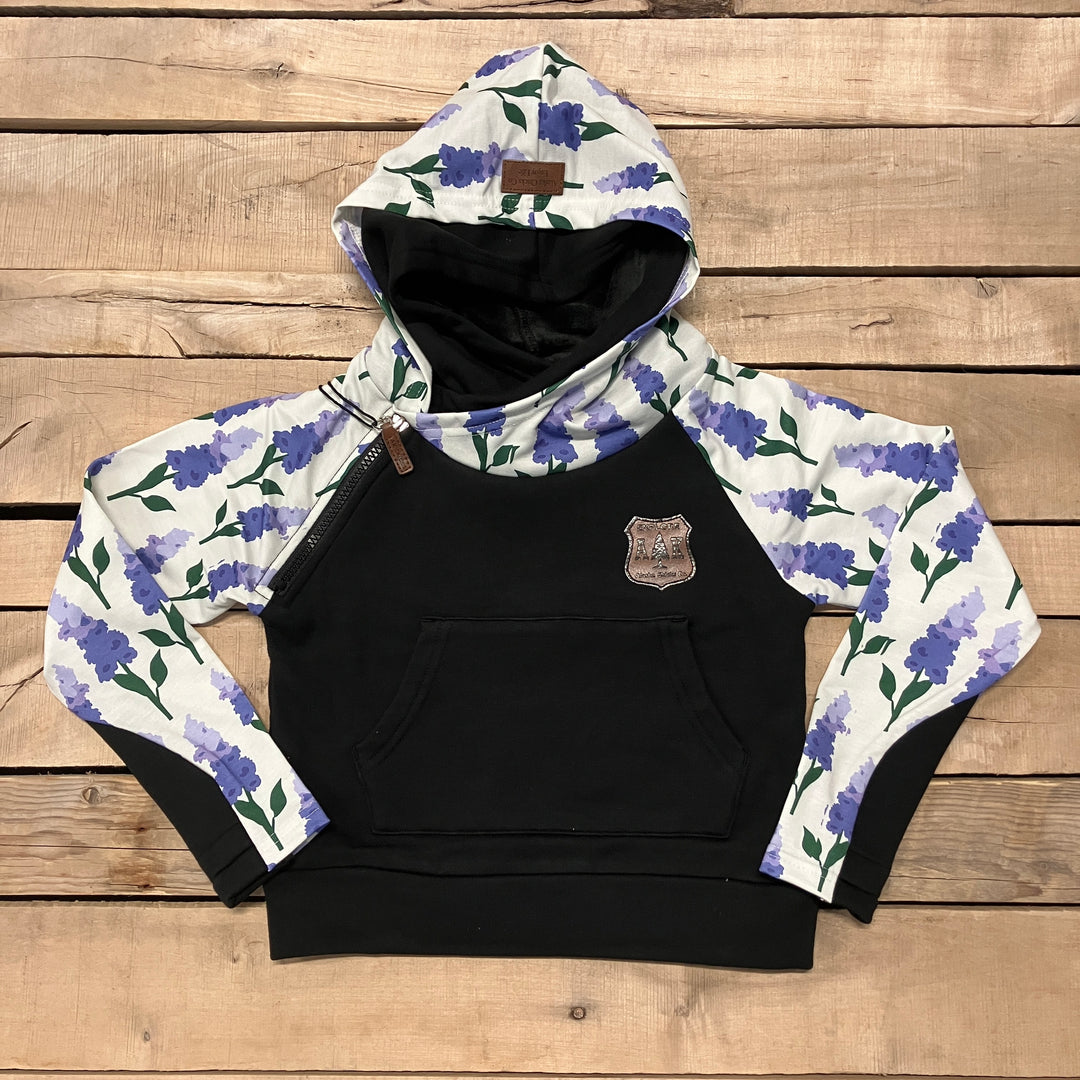 Girl's Lupine Sleeve Hoodie