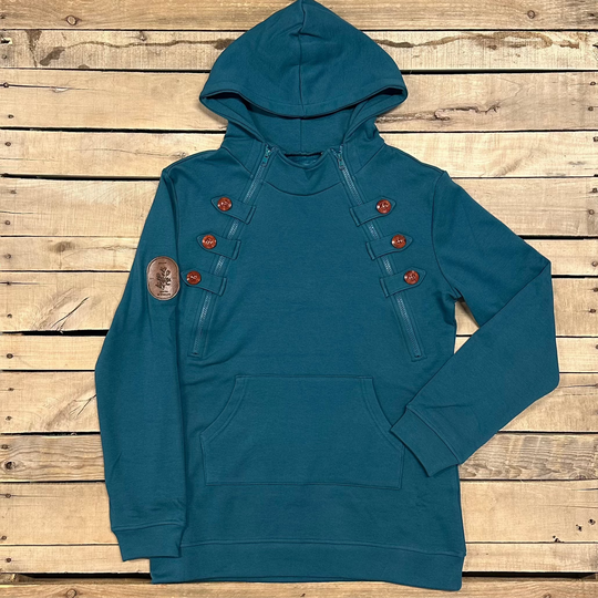Willow Double Side Zip Care Hoodie