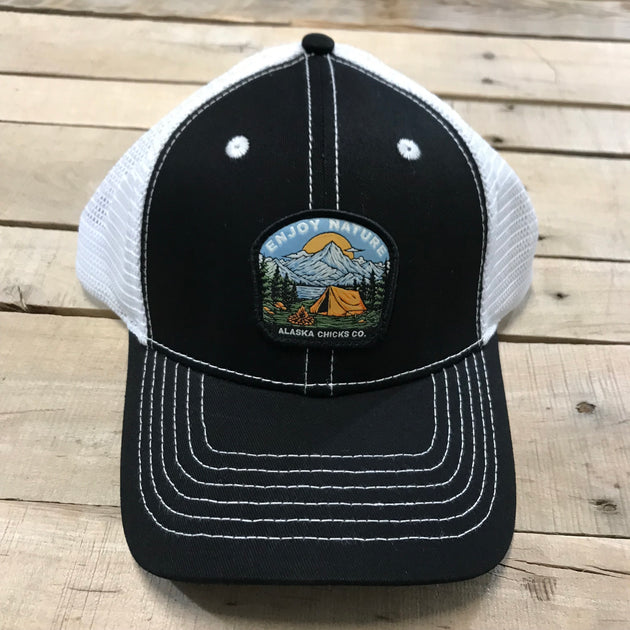 Enjoy Nature Trucker Hats Alaska Chicks Co