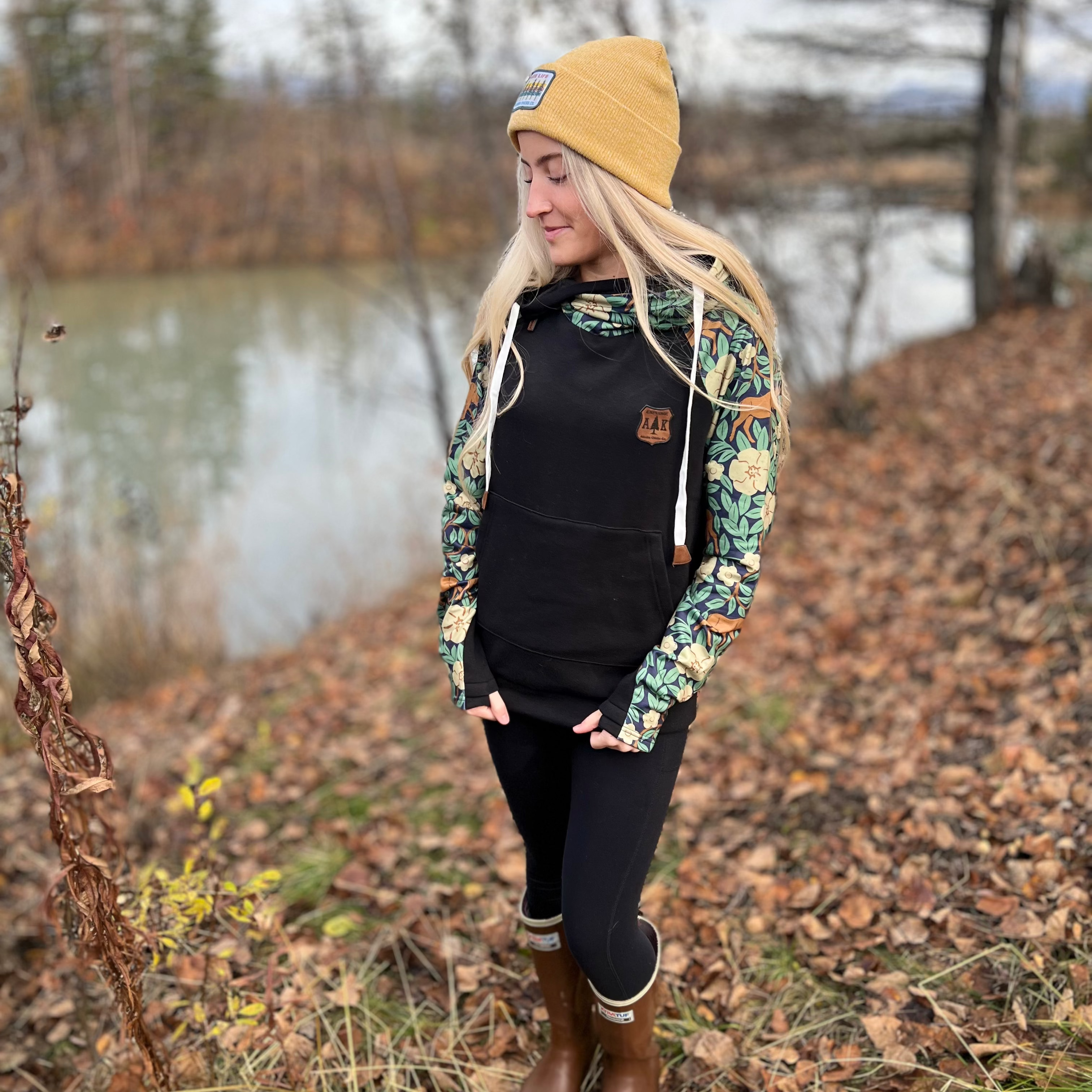 Moose Sleeve Hoodie – Alaska Chicks Co