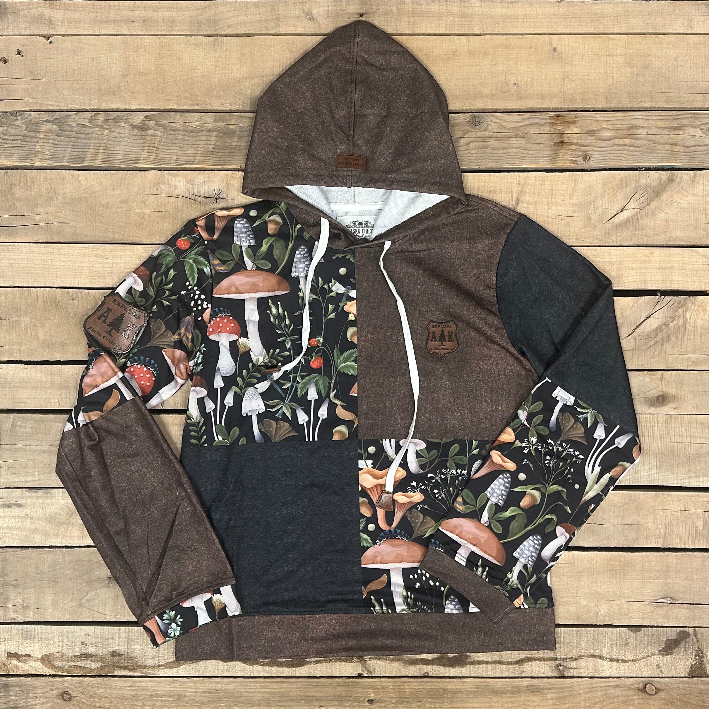 トップス MAZZ shirt patchwork hoodie MAZZ shirt patchwork hoodie 【公式通販】