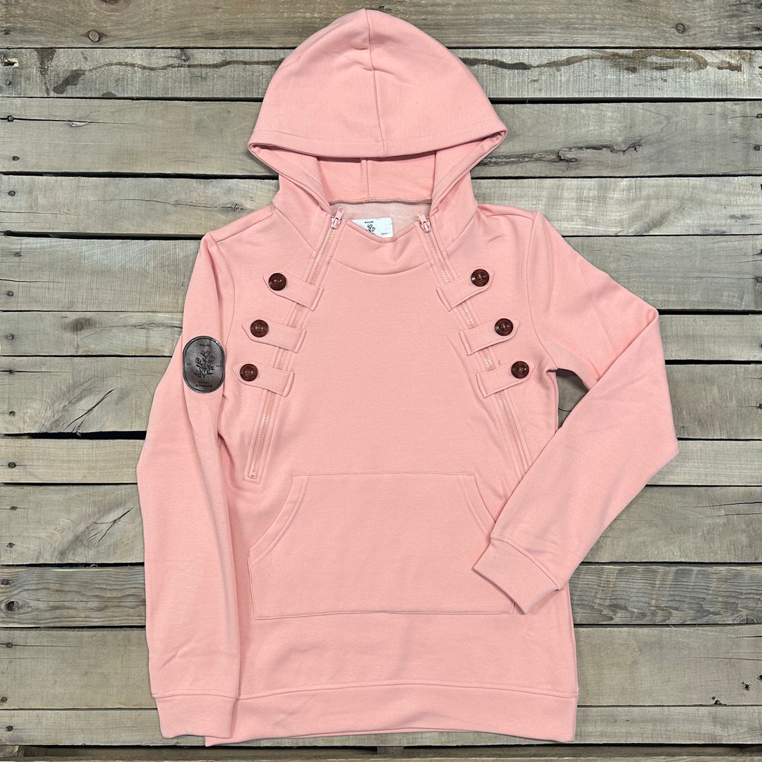 Willow Double Side Zip Care Hoodie