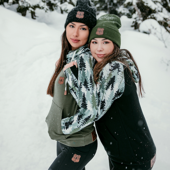 Forest Sleeve Hoodie – Alaska Chicks Co