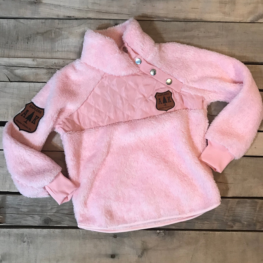 Girl's Fuzzy Pullover