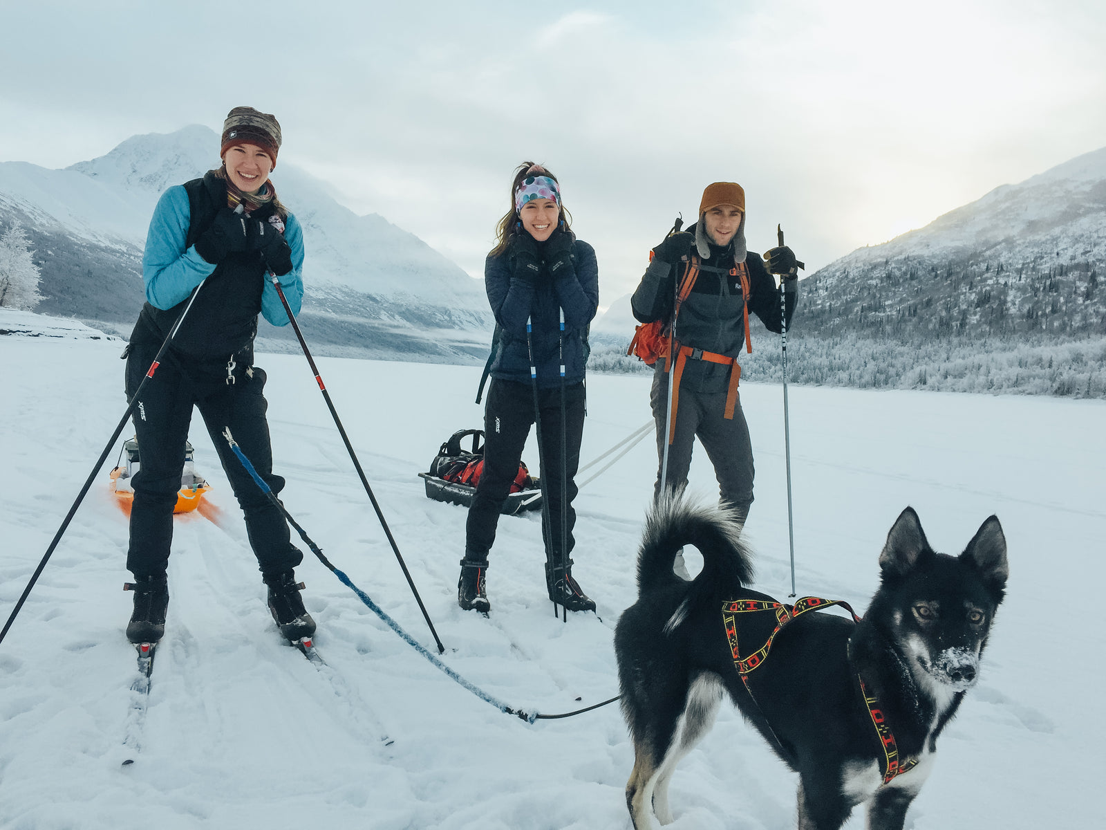 Eklutna Lake Winter Adventure