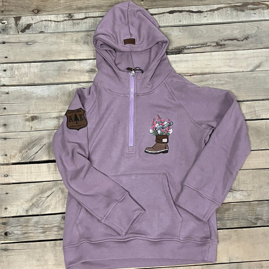 Fireweed Boot Embroidered Quarter Zip