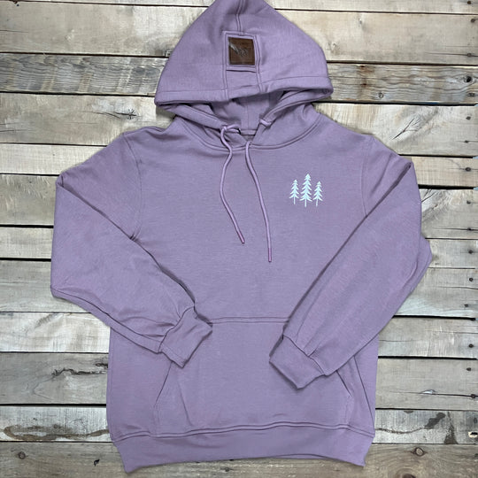 Embroidered Three Tree Hoodie