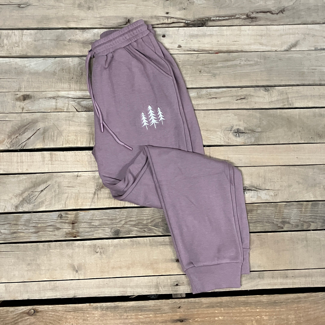 Embroidered Three Tree Sweatpants