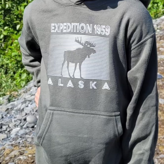 Kid's Expedition Moose Hoodie