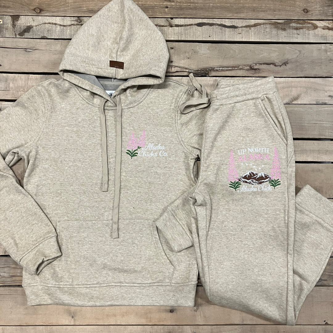 Embroidered Up North Hoodie