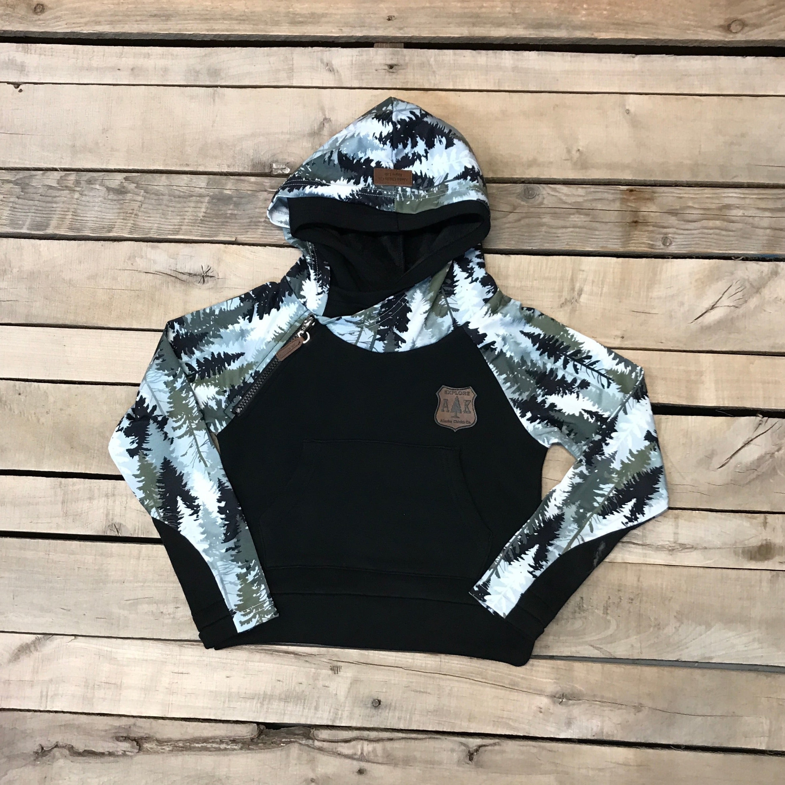Girl's Forest Sleeve Hoodie – Alaska Chicks Co