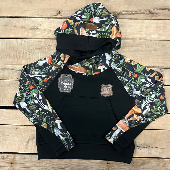 Girl's Mushroom Sleeve Hoodie