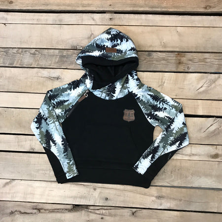 Girl's Forest Sleeve Hoodie