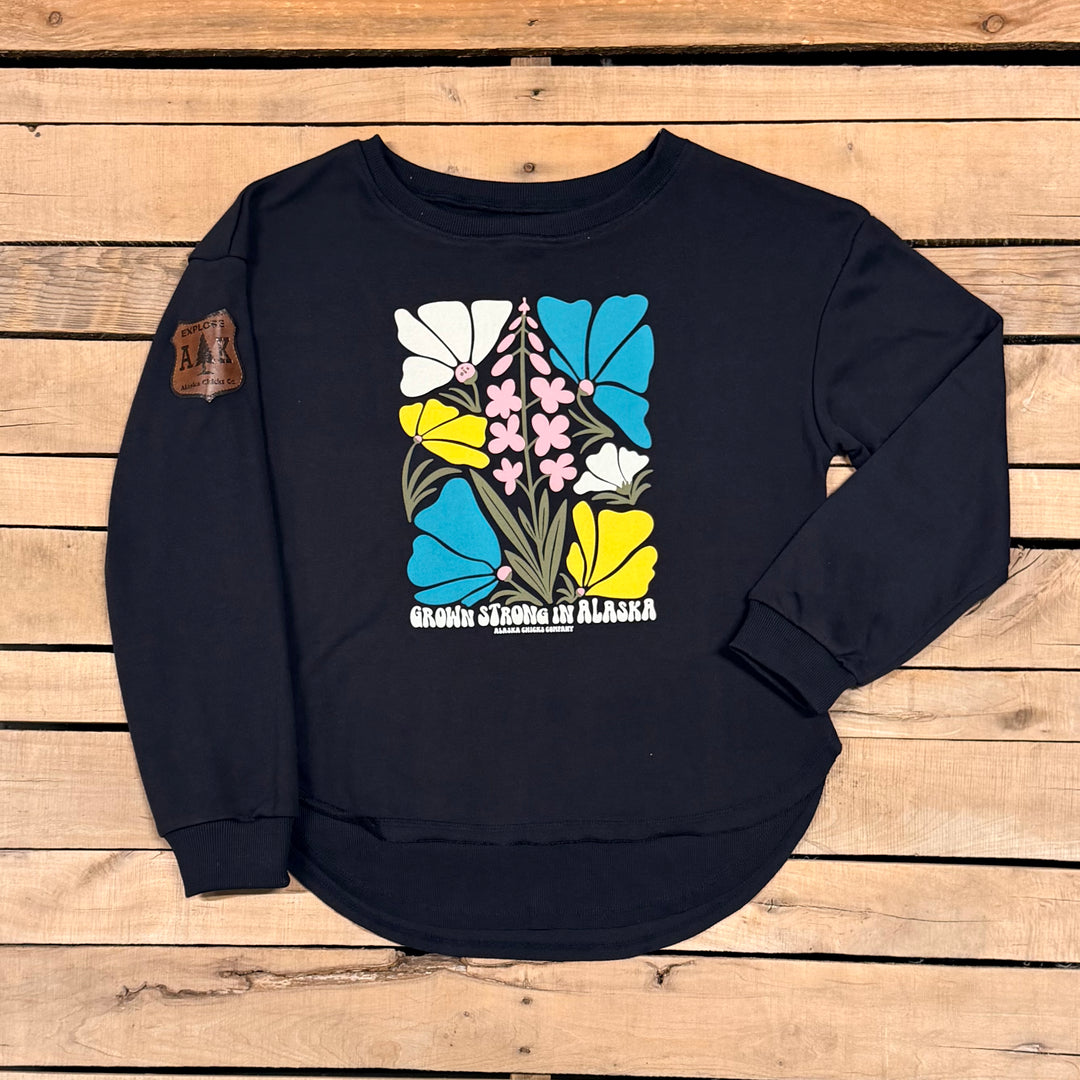 Grown Strong In Alaska Crewneck