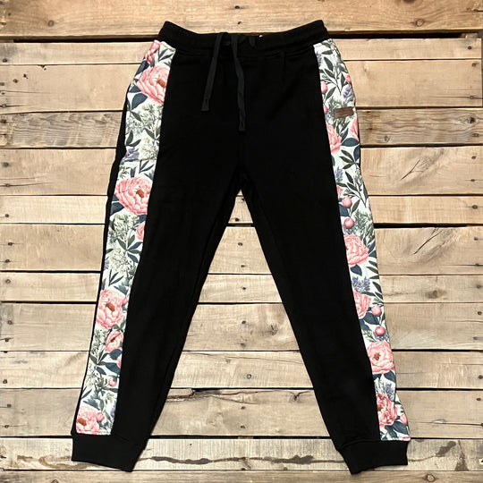 Vintage Peony Print Sweatpants