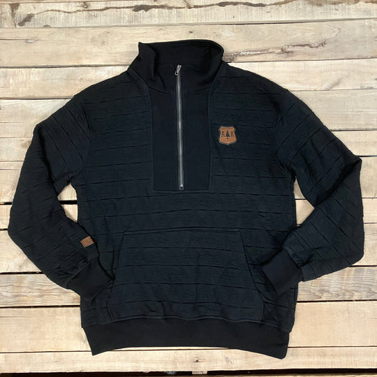 Quilted 1/4 Zip Pullover