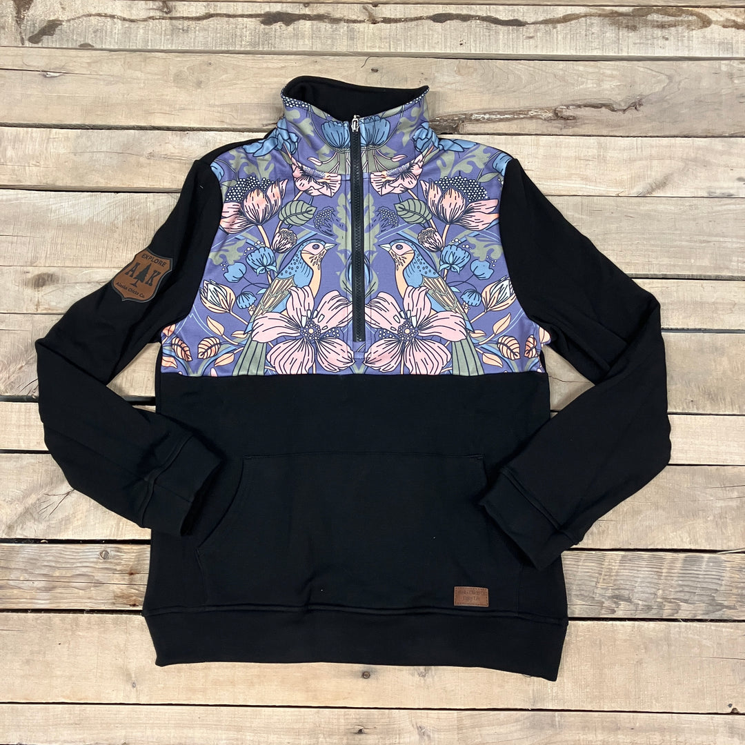Printed Quarter Zip Pullover