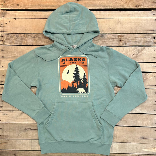 Alaska 1959 God's Country Hoodie