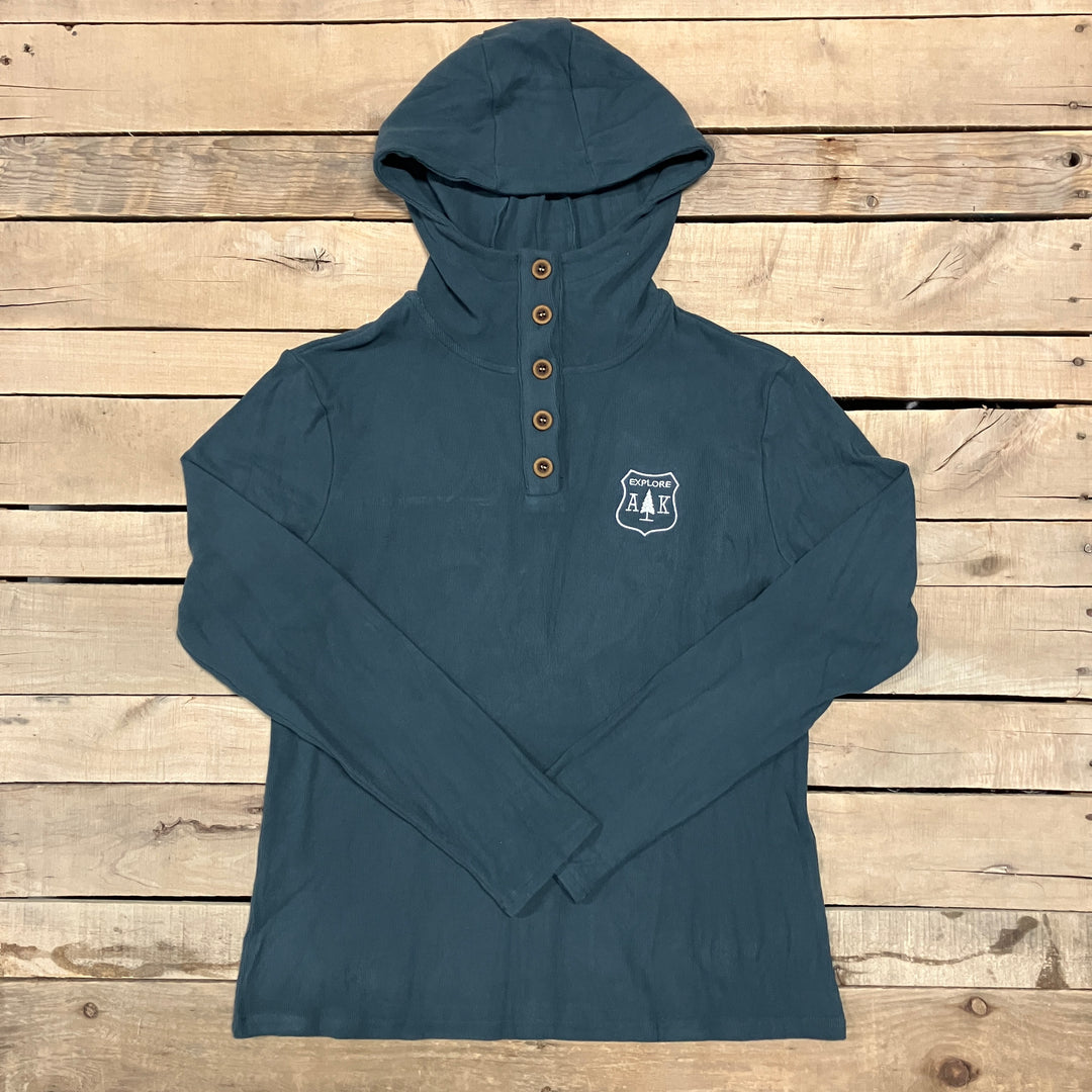 Lightweight Ribbed Hoodie