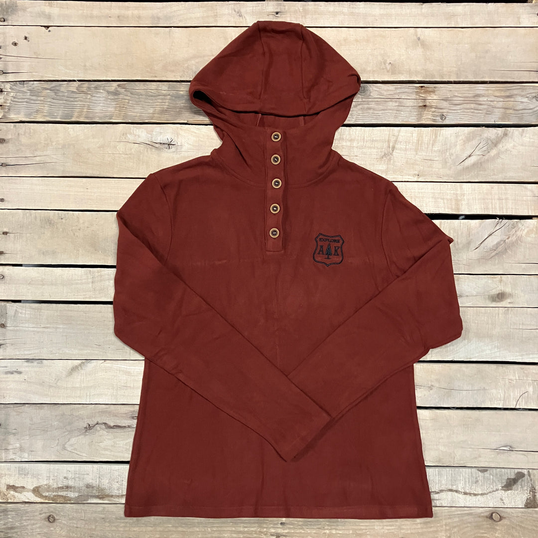 Lightweight Ribbed Hoodie