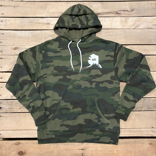 Camo Cursive ak Hoodie