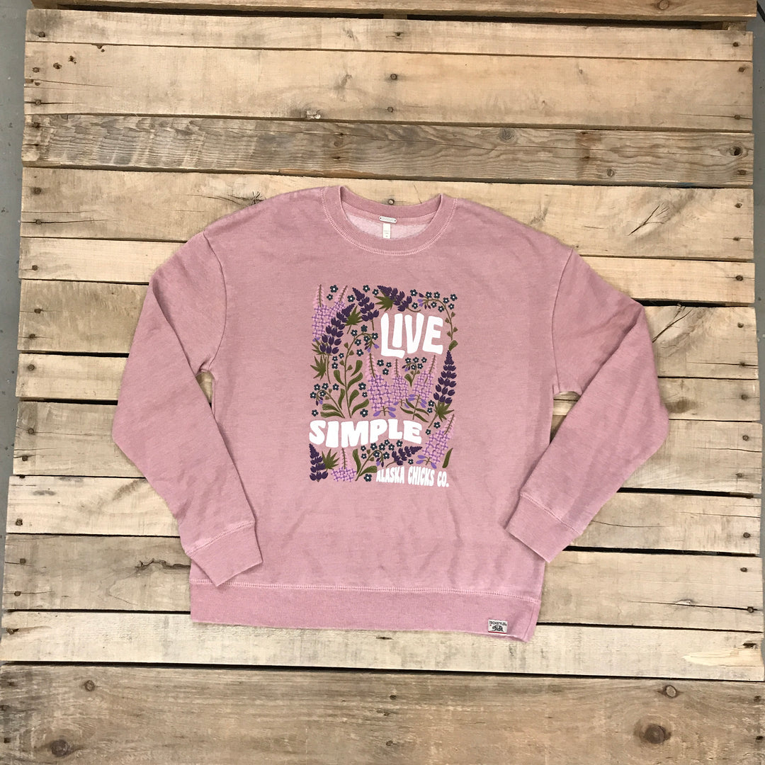Live Simple Wildflower Crewneck