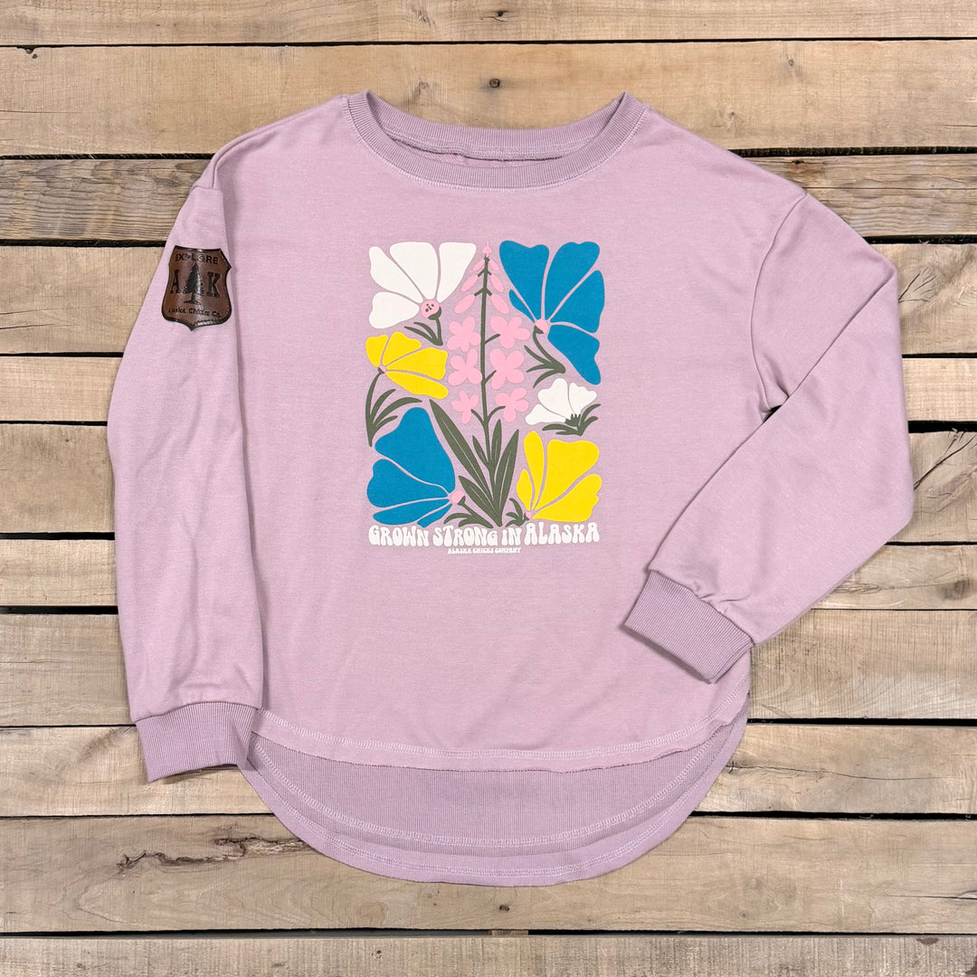 Grown Strong In Alaska Crewneck