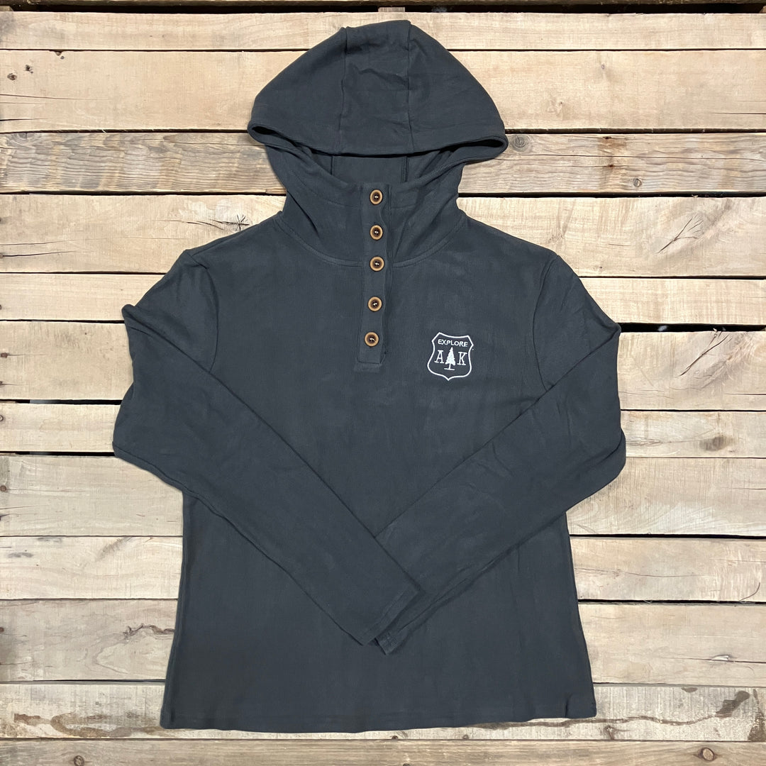 Lightweight Ribbed Hoodie