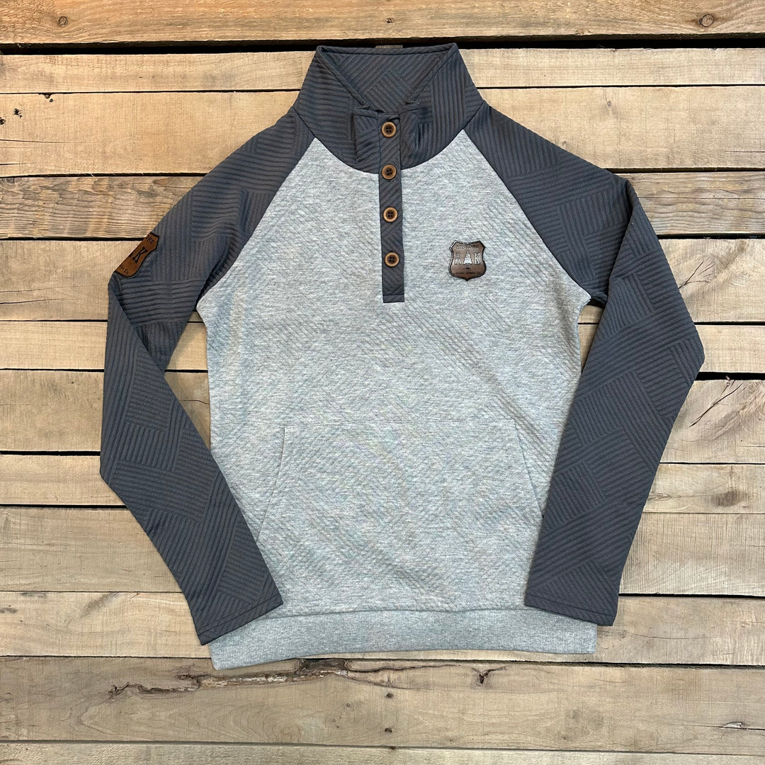 Raglan Henley Pullover