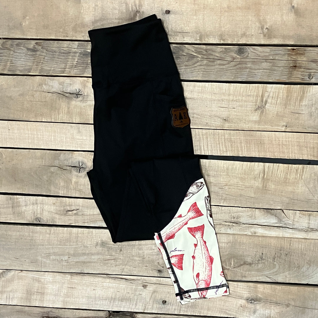 Athletic Calf Print Leggings