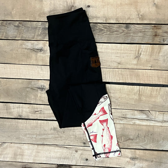Athletic Calf Print Leggings
