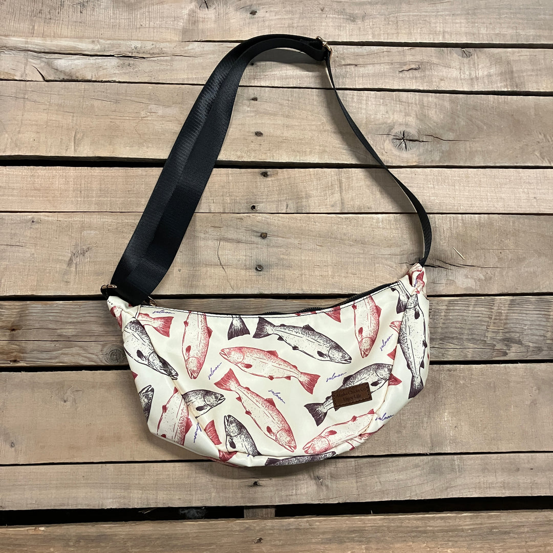 Printed Crescent Bag