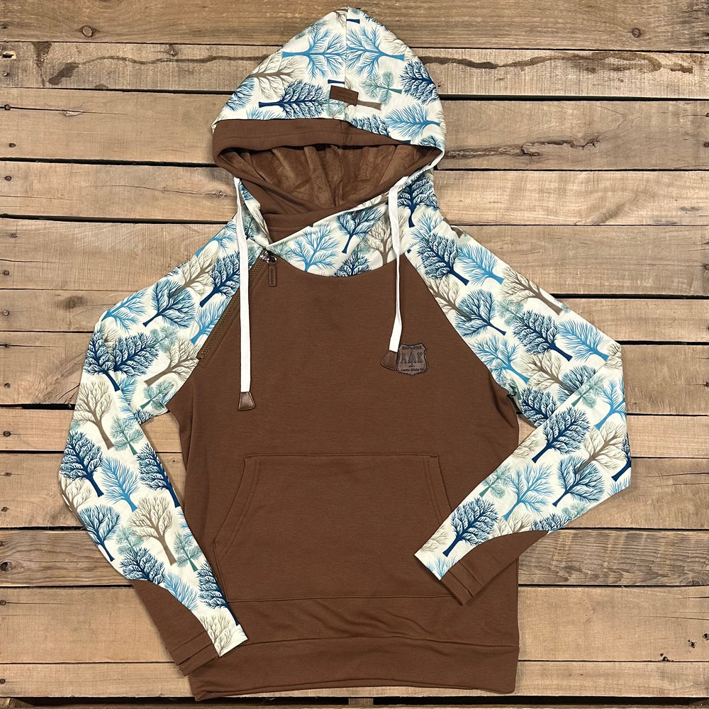 Winter Tree Sleeve Hoodie