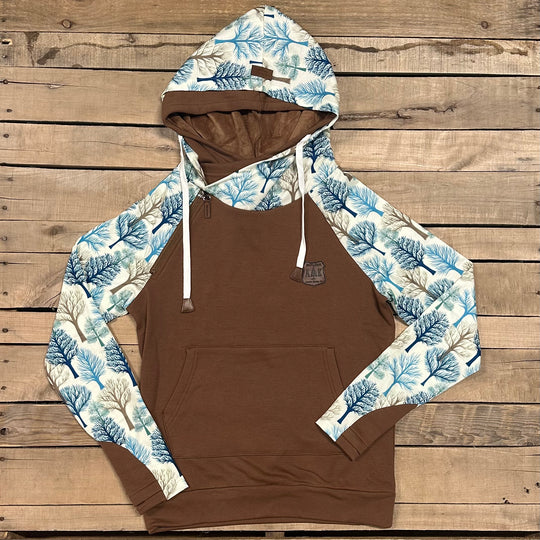 Winter Tree Sleeve Hoodie