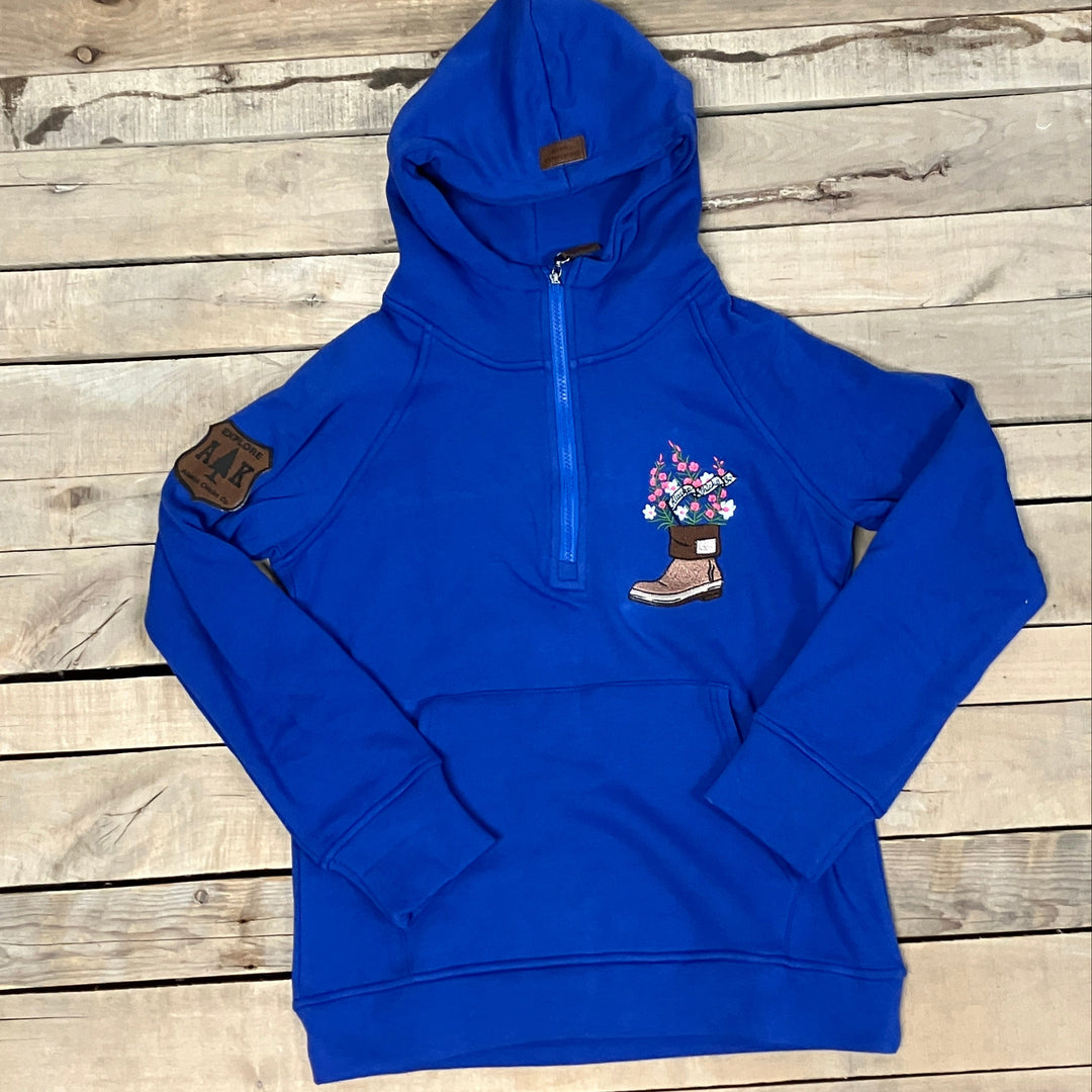 Fireweed Boot Embroidered Quarter Zip