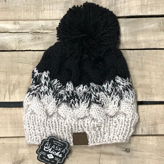Two-Toned Knit Hat