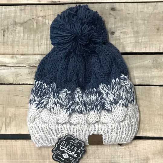 Two-Toned Knit Hat