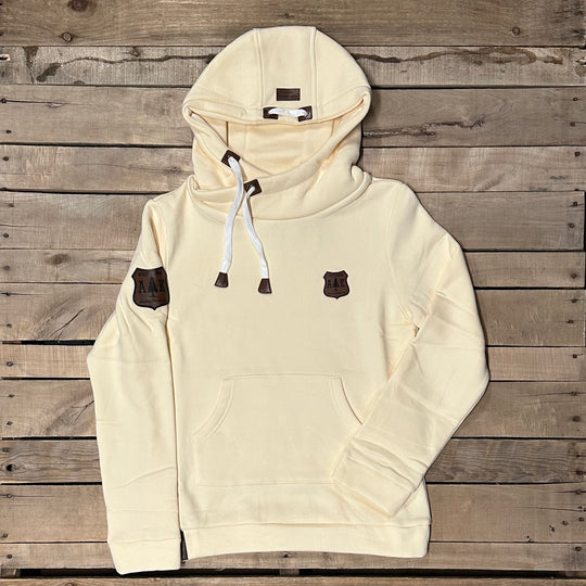 Lazy Mountain Leather Patch Hoodie