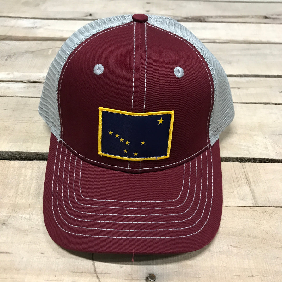 Alaska Flag Patch Trucker Hat