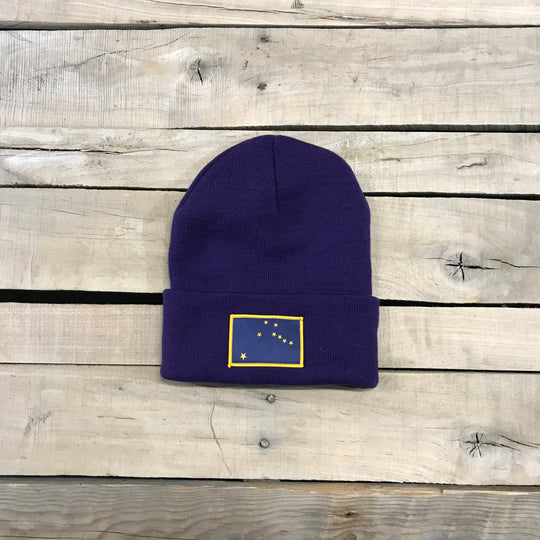 Alaska Flag Patch Beanie