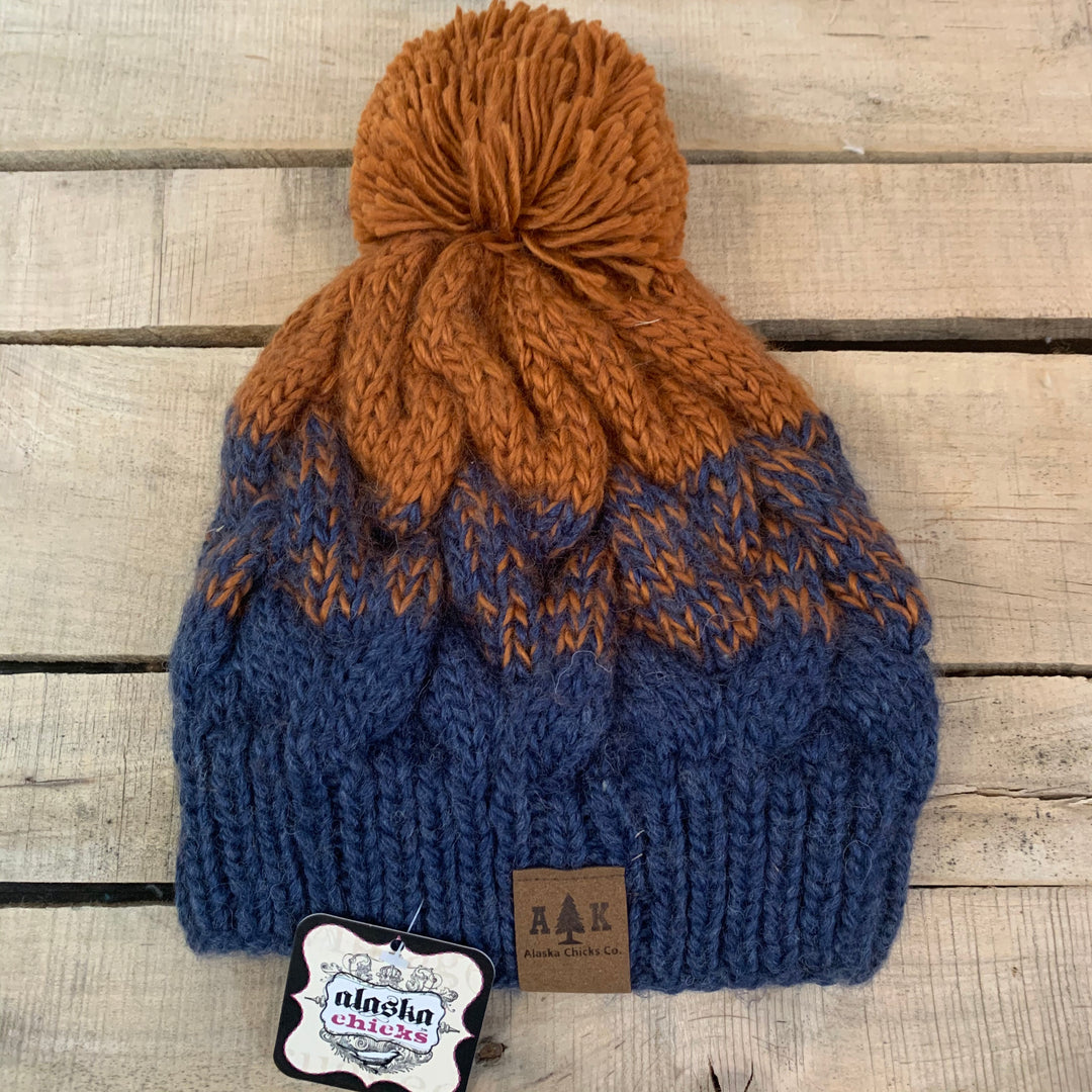 Two-Toned Knit Hat