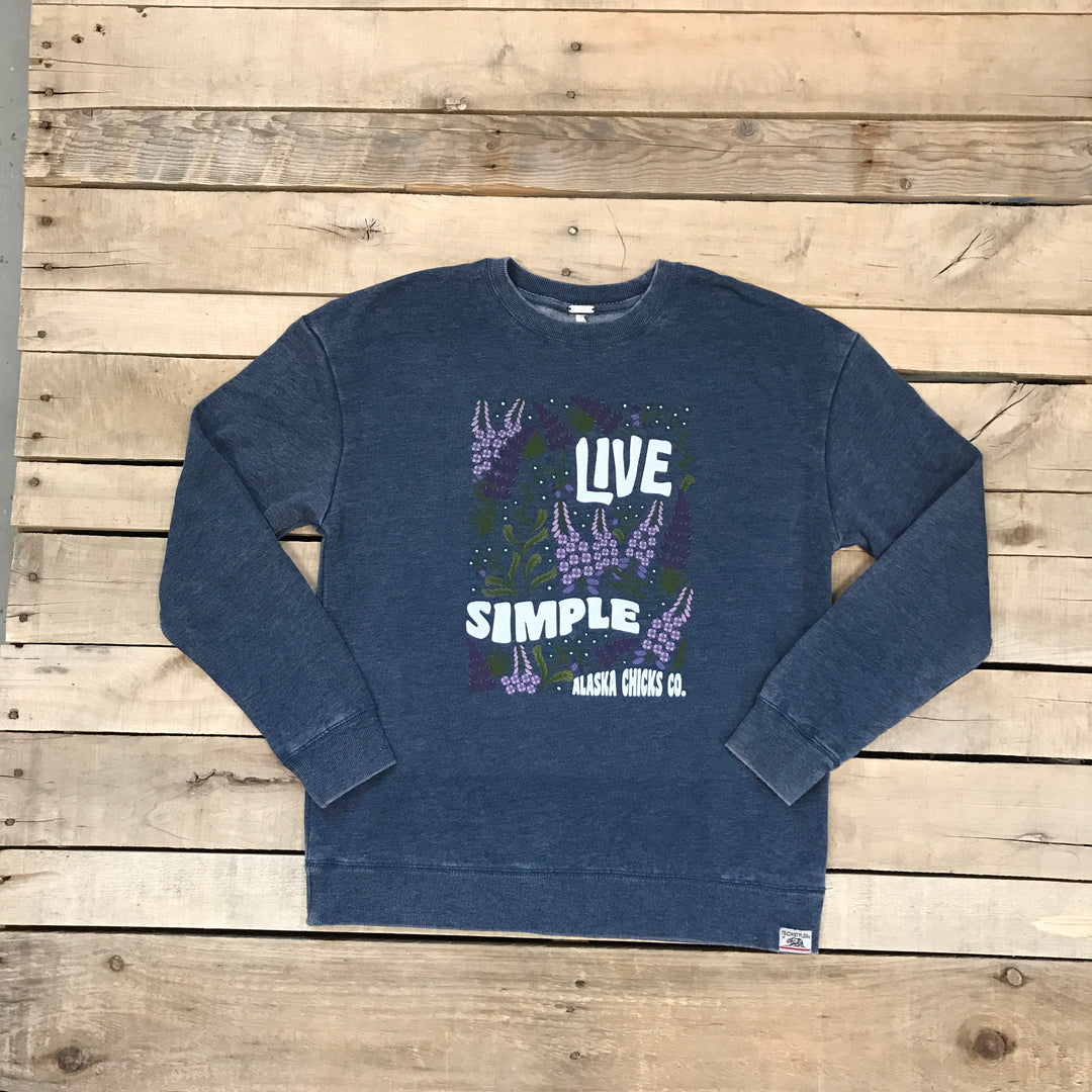 Live Simple Wildflower Crewneck