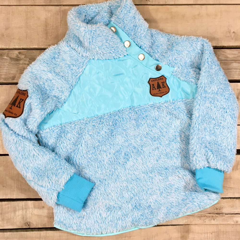 Wholesale: Girl's Fuzzy Pullover