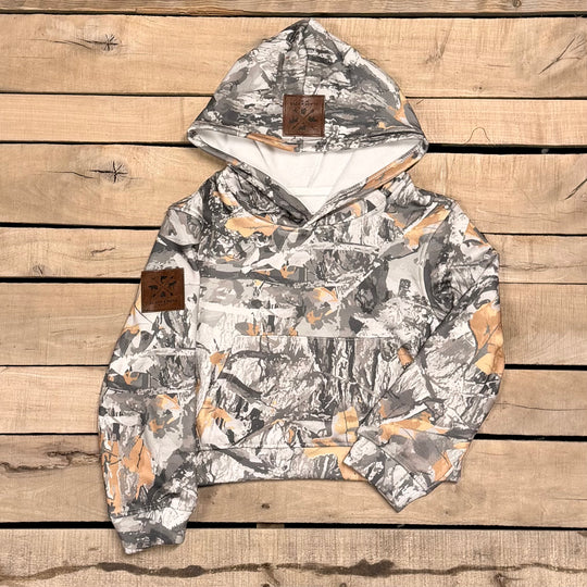 Boy's Solid Camo Hoodie