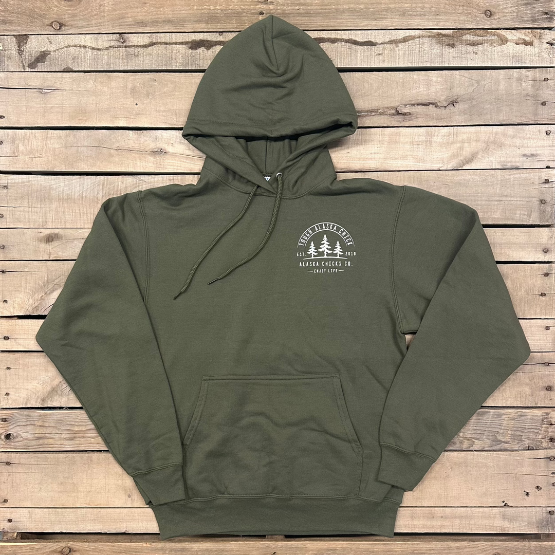 Tough Alaska Chick Hoodie