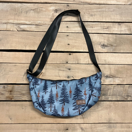 Printed Crescent Bag