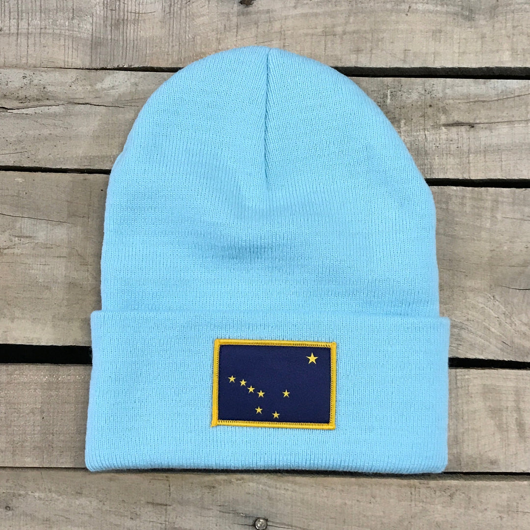 Alaska Flag Patch Beanie