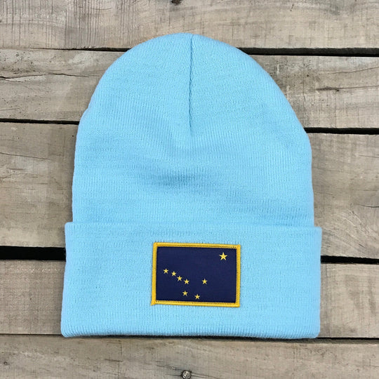 Alaska Flag Patch Beanie
